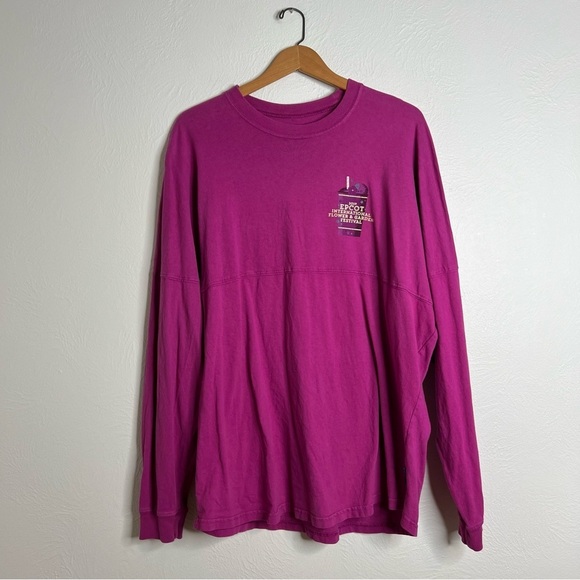 Epcot Disney Put A Little Zest In Your Fest Flower Garden Cotton Spirit Jersey - Picture 2 of 15